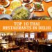 Top 10 Thai Restaurants in Delhi NCR