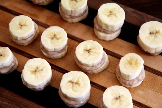 Bananas with Peanut Butter